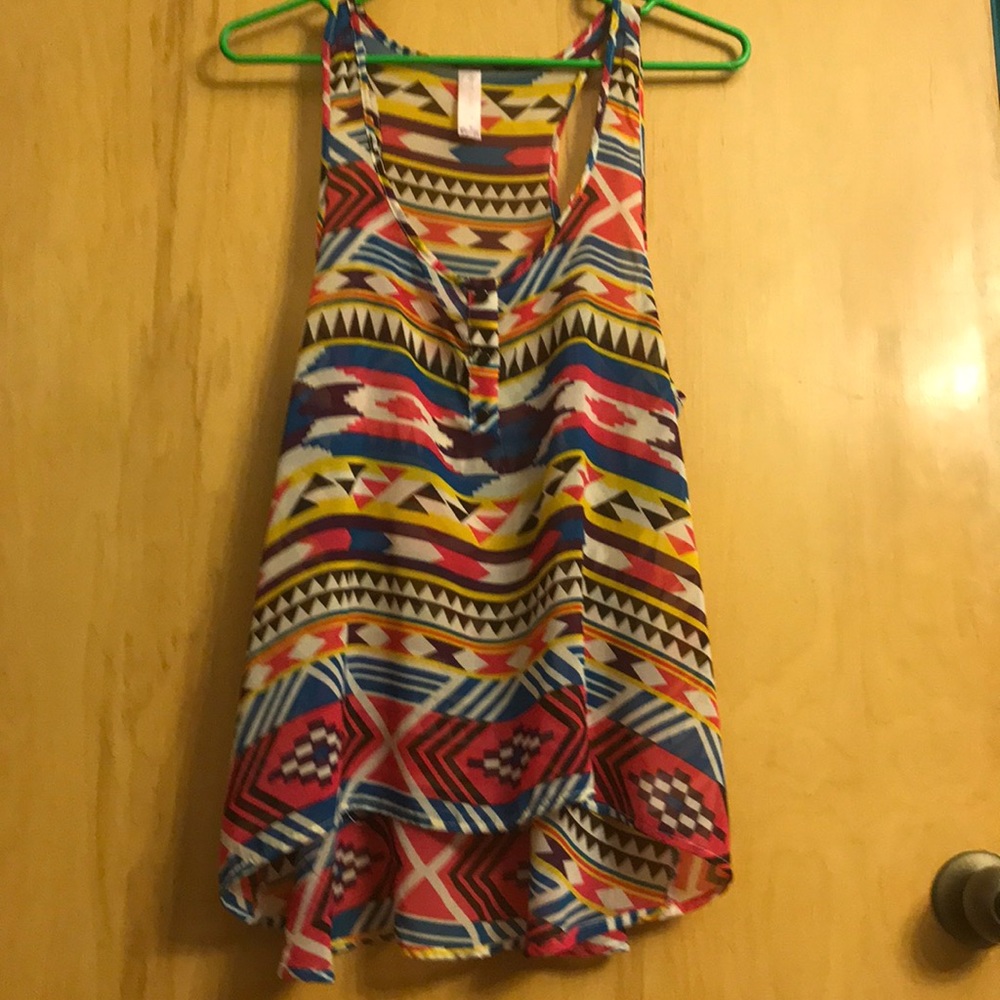 See threw tank top